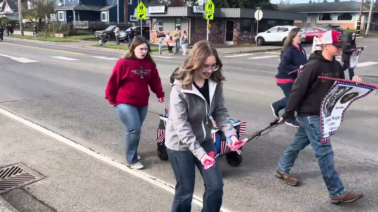 Elma Washington veteran parade