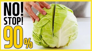 한국인의 90%가 하고있는 양배추를 망치는 요리법 (이건 꼭 보세요)