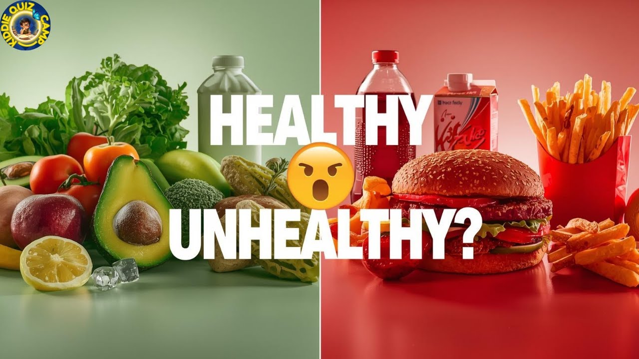 🥦🍔 Викторина «Здоровая и нездоровая еда». 95% людей не проходят этот тест! 😱