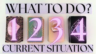 CURRENT SITUATION: WHAT TO DO? YOUR NEXT STEPS (Pick A Card) Tarot Reading Profile