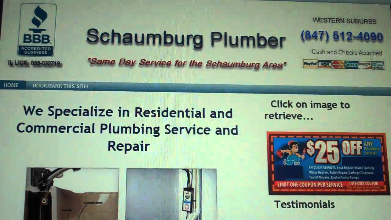 schaumburg illinois plumber YouTube