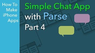 How to Build a Simple iOS Chat App - Ep 4 - Building the User Interface in Xcode 6