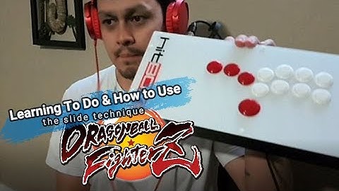 How to do slide technique (half circles) on Hitbox playing Dragon Ball FighterZ