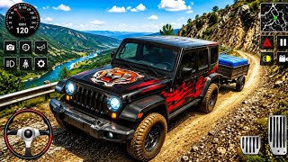 Can This Jeep Survive the Snow? ❄️ Extreme Offroad Trailer Challenge | Android Gameplay screenshot 1