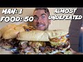 LEGENDARY BBQ SANDWICH CHALLENGE | LOUSIANA BBQ | ALMOST UNDEEFATED | MAN VS FOOD