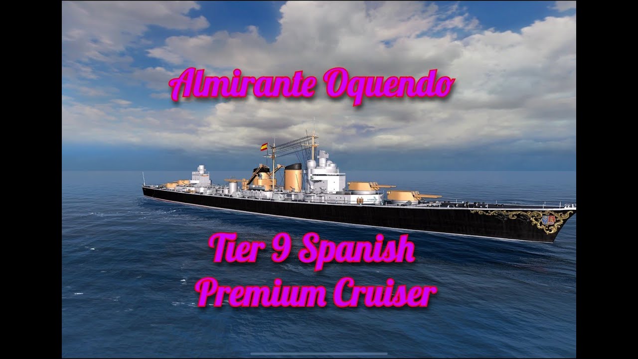 The Almirante Oquendo is coming to WOWSB.  Tier 9 premium Spanish Cruiser.