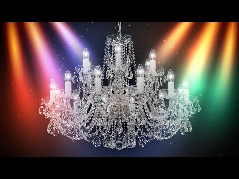 люстры хрустальные галогеновые