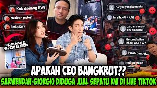IS THE CEO BROKE❓❓ Sarwendah & Giorgio Allegedly Selling Knockoff Shoes on TikTok Live