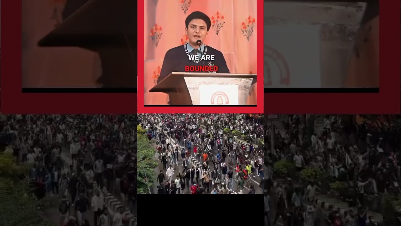 speech like hitler,speech of this  nepali student 