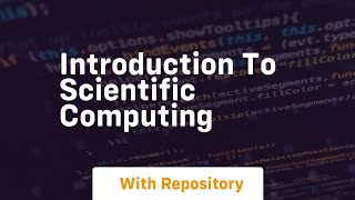 introduction to scientific computing