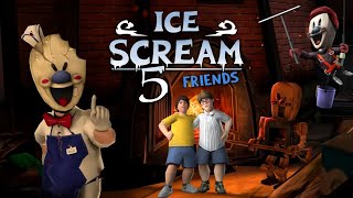 I Saved My Friend's From ICE SCREAM UNCLE|ICE SCREAM 5 #gameplay #gaming #androidgames