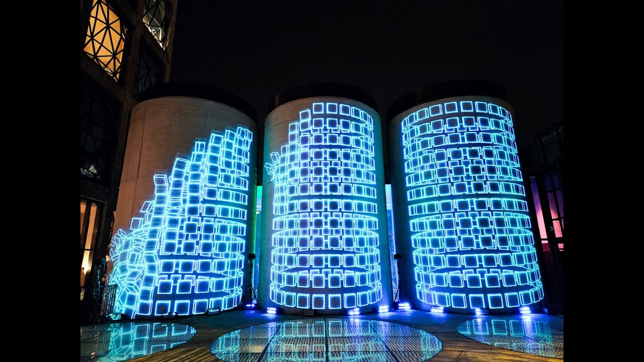 Projection Mapping at Zeitz MOICAA for Aramco