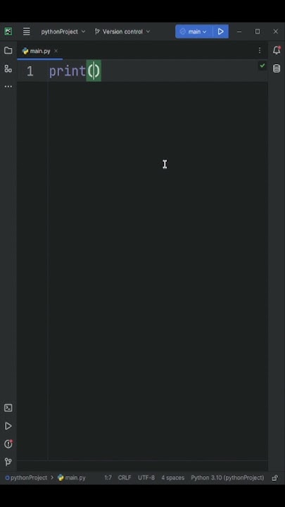 Как написать Hello World на Python - YouTube