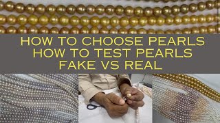 SEA PEARLS. How to buy Real Pearls. Quick test Real vs Fake Pearls