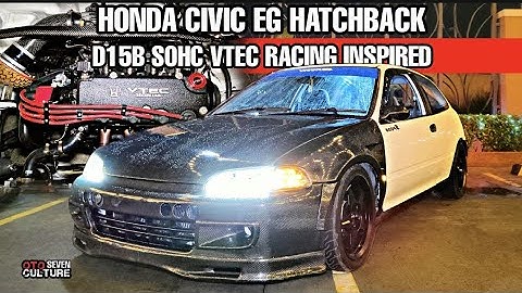1994 Honda Civic EG Hatchback D15B Sohc Vtec Racing Inspired | OtoCulture