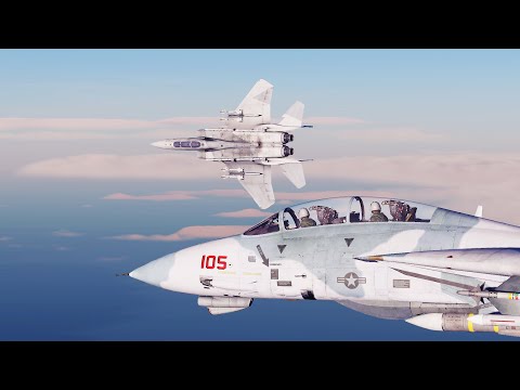 The Tomcat Is A Surprisingly Formidable Dogfighter (F-14B Tomcat VS F-15C Eagle) [DCS Dogfight]