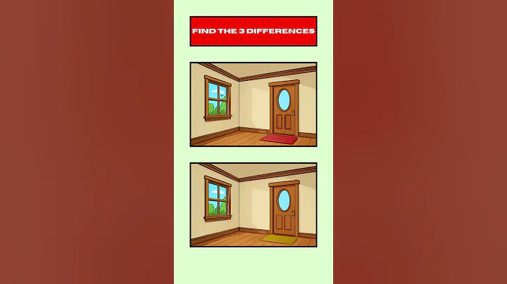 "Can You Spot the 3 Differences?"  | QUIZZERr #shorts #games  #difference #trending #global