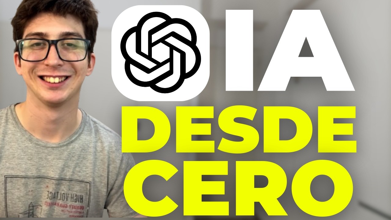 Masterclass | Cómo APRENDER Inteligencia Artificial DESDE CERO - YouTube