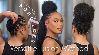 Versatile Illusion Boho Crochet | Boho Body Wave Curl Locs