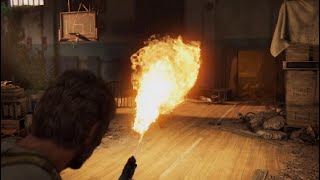 Witness the power of the fully upgraded flamethrower!