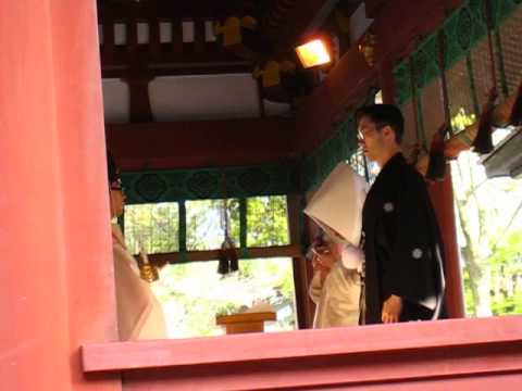 日本神聖莊嚴的神前式婚禮（日本傳統婚禮），讓你的婚禮風格多一種選擇。#婚禮 #日本 #傳統 #記錄