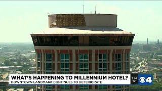 Vacant Millenium Hotel continues to deteriorate