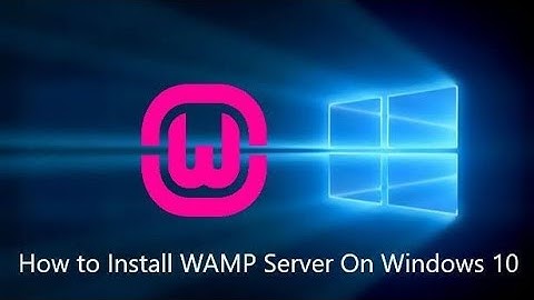 how to download and install wamp server on windows 10