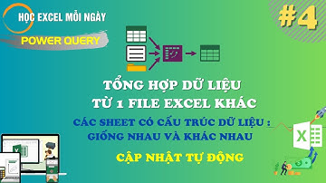 Tổng Hợp Dữ Liệu Cập Nhật Tự Động Từ 1 File Khác