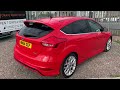 Ford Focus 1.0T EcoBoost Zetec S Manual 5dr2014 (64) 91,273 miles Petrol  Manual Red