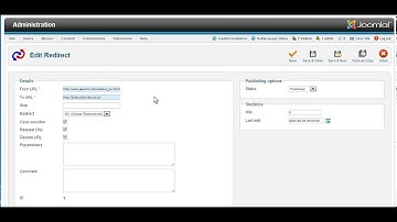 Redirecting Joomla 2.5 urls using the REDJ component