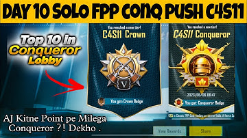 Solo fpp rank push | C4S11 #solofpprankpushtoconqueror  #solofppconquerortips #solofpp