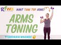 Want tank top arms build strong and toned arms and shoulders  no repeats unilateral  bilateral