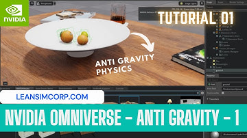 How to do anti gravity simulation in Nvidia Omniverse | Nvidia omniverse tutorial 1 | Leansimcorp