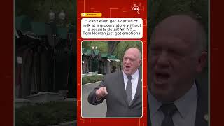 Tom Homan just got emotional about violence against ICE then STORMED OFF from the press