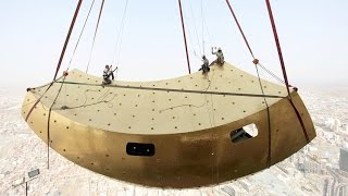 Unseen video of Construction of Royal Clock Tower Makkah برج ساعة مكة المكرمة الملكية