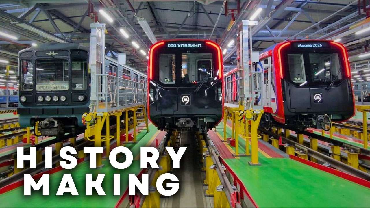 I Travelled on Russia's BRAND-NEW Metro Train: Moscow-2026