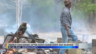 Smith County home shot, burned to the ground
