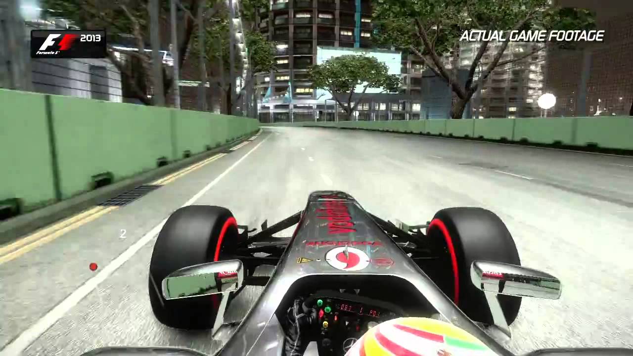 Геймплей игры F1 2013 - Singapore Hotlap для Xbox 360