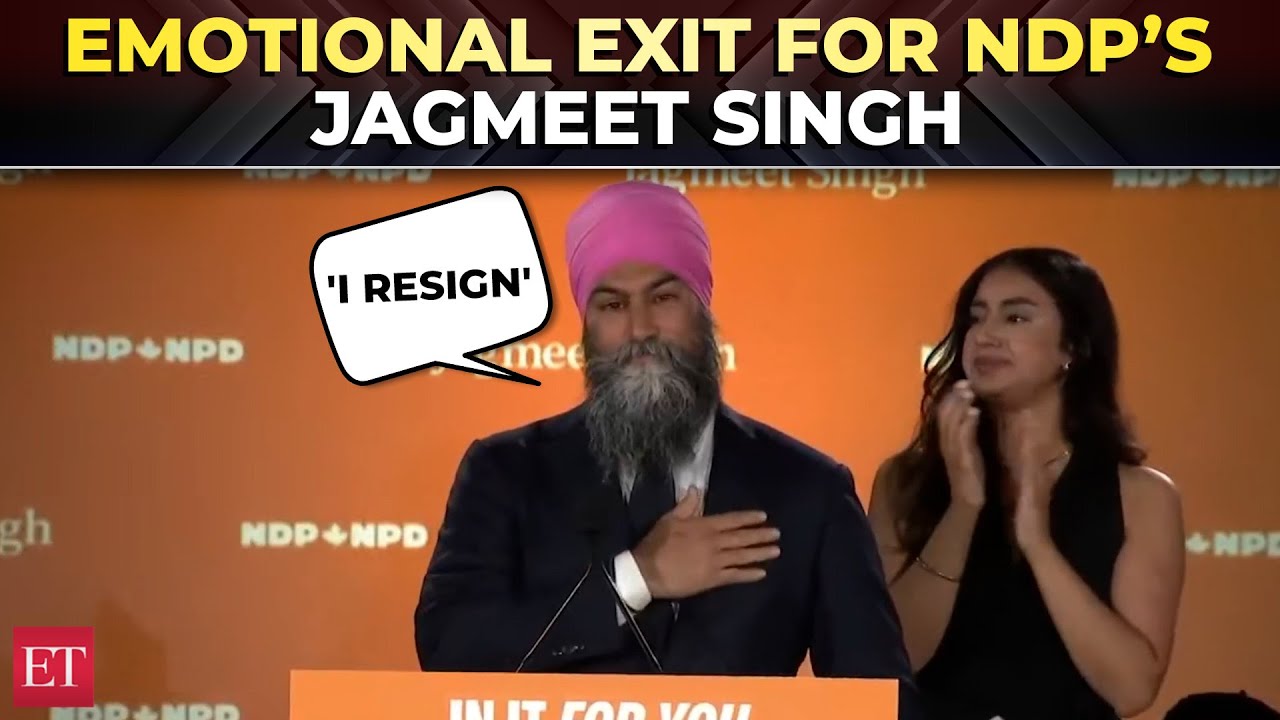 Canada Elections | Jagmeet Singh gets emotional as he announces he will resign as NDP leader