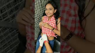 Hot Girl Navel Piercing