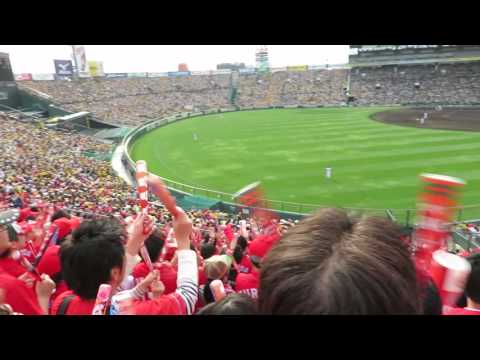 H28.04.09　阪神×広島　8回表　ｶｰﾌﾟ上位打線　打ちあぐねた岩貞を捉え　1点返す