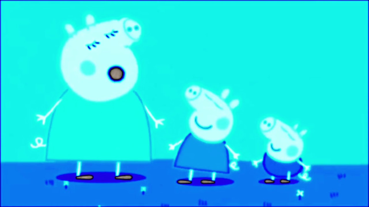Peppa Pig Theme Song Blue Negative Effect + Synth Electronic Sounds ...