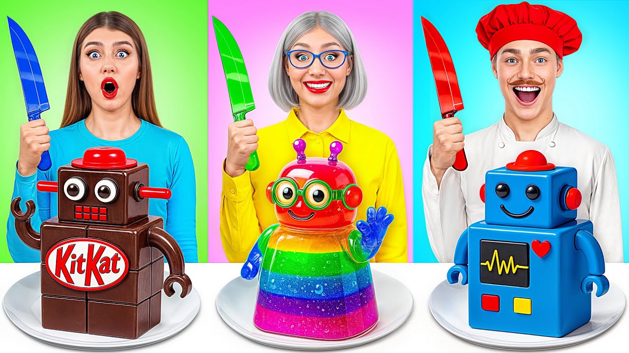 Я против Бабушки «Торт или Обычная Еда» Челлендж | Смешные Рецепты с Едой от Multi DO Joy