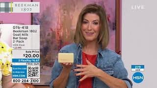 Beekman 1802 2pack Ceramide Goat Milk Body Bar Soap