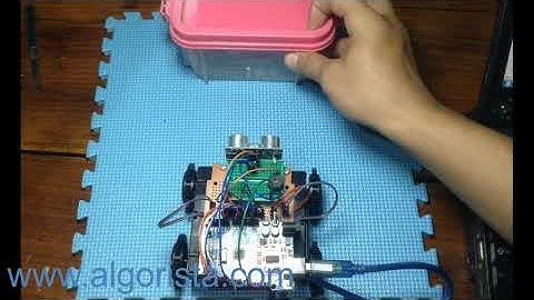 Sensor Ultrasonik Robot Beroda Arduino - part 2
