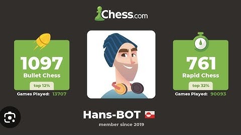 How to beat Hans bot (1000 ELO) on chess.com #hans #chess