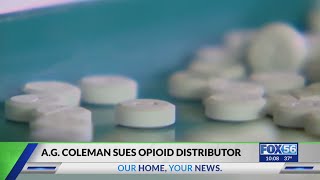 Kentucky Attorney General Coleman announces a lawsuit against an opioid giant