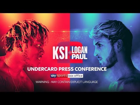 KSI VS LOGAN PAUL 2 | LIVE UNDERCARD PRESS CONFERENCE