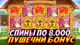 :   8000     4   DOG HOUSE MEGAWAYS!!     8!!