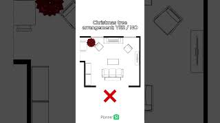 How to place Christmas tree in the living room